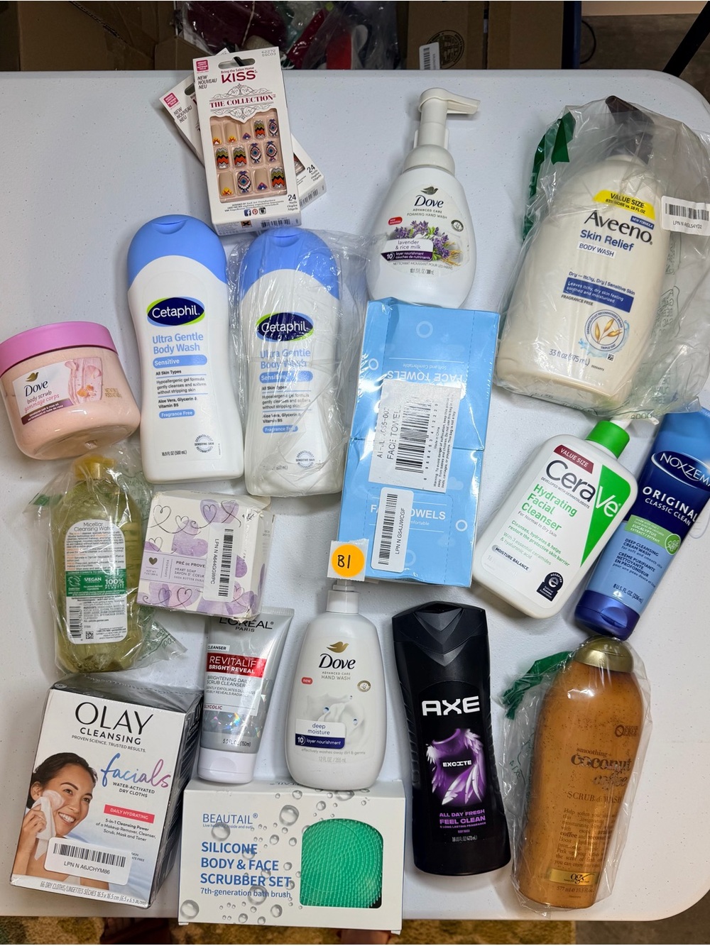 Not so mystery box of body care products
